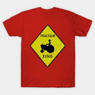 Tractor Xing Sign T-Shirt